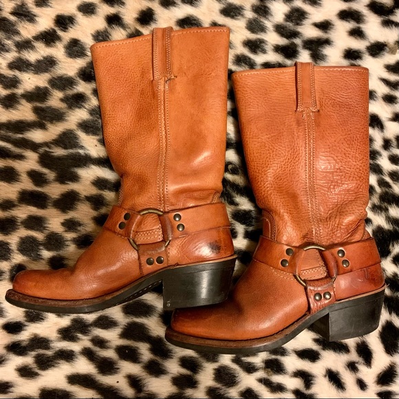 Frye Shoes - Frye 12” Harness Boots, Size 5.5
